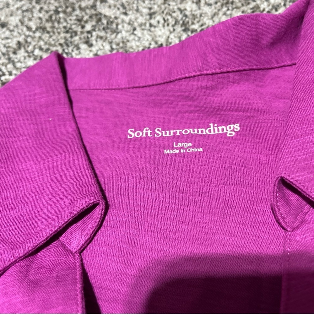 SOFT SURROUNDINGS NWT $99 Danielle Button Dress i… - image 9